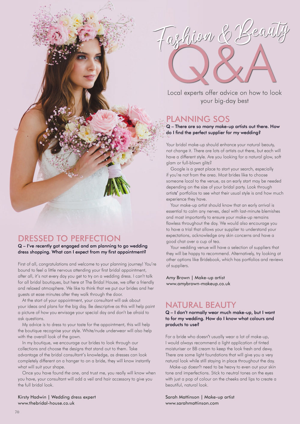 Q&A Article – Fashion & Beauty work